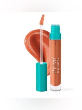 Thrive Causemetics Sheer Strength Lip Plumping Peptide Gloss, Lip Pumper, Ruth